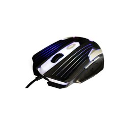 Mouse Otico Gamer C3tech Mg-11bsi Preto e Prata - 1