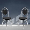 Ver imagem 4 de Kit 2 Cadeiras Cromadas CC10 A101 Debrum