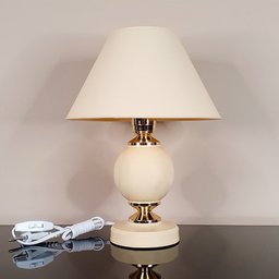 Abajur Moderno Decoração Quarto Sala Luminária Lamp Sand Bege - 4