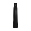 Ver imagem 3 de Vaso Decorativo de Mesa Taj Preto Fosco para Sala de Jantar 47x21x8,5 cm