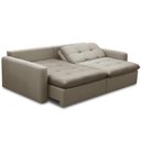 Ver imagem 7 de Sofá Cama Retrátil para Sala de Estar 3 Lugares 240cm Stefan F04 Linho Cru - Lyam Decor