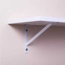 Ver imagem 5 de Mesa Suspensa em MDF Branco Estudos Home Office Computador 90 cm