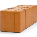 Ver imagem 7 de Puff Decorativo Living Sala de Estar 160 cm Roma W01 Couríssimo Whisky - Lyam Lyam Decor