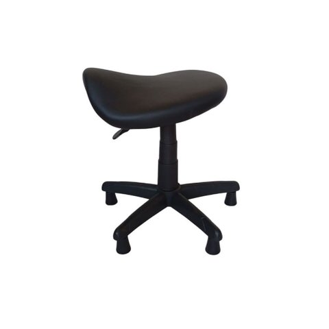 Cadeira Mocho Sela - Sapata Fixa:preto