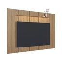 Ver imagem 4 de Painel para TV até 75 Polegadas 200x136cm com LED Horizonte CabeCasa MadeiraOriginals Marrom/Freijó