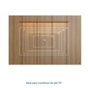 Ver imagem 5 de Painel para TV até 75 Polegadas 200x136cm com LED Horizonte CabeCasa MadeiraOriginals Marrom/Freijó