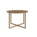 Ver imagem 2 de Mesa de Centro Redonda 50cm Marrom