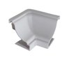Kit 40 Canto Interno Branco para Moldura Forro Rodaforro Pvc - 1