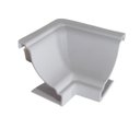 Ver imagem 1 de Kit 40 Canto Interno Branco para Moldura Forro Rodaforro Pvc