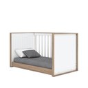 Ver imagem 2 de Berço Mini Cama 3 em 1 Branco/Jequitibá HP Confete