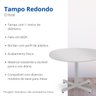 Tampo Redondo 100cm Standard Cinza para Mesa de Reuniao Cozinha - 3