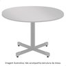Tampo Redondo 100cm Standard Cinza para Mesa de Reuniao Cozinha - 7