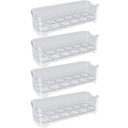 Ver imagem 1 de Kit 4 Organizadores de Geladeira Porta Ovos 12un 28x10x7,5cm Restaurantes Lancherias Uz