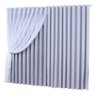 cortina voal liso forro tecido blackout branco 3,00x2,50 - 1