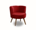 Ver imagem 3 de Kit 2 Poltronas Para Sala Decorativa Isadora Suede Vermelho Madelina Decor