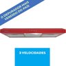 Depurador Slim 80 3 Velocidades 127V Vermelho - 5