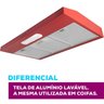 Depurador Slim 80 3 Velocidades 127V Vermelho - 6