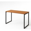Ver imagem 1 de Escrivaninha Industrial Home Office Quarto Escritório 120x45:cedro/preto