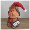 Ver imagem 3 de Decoração Enfeite Natal Cachorro Placa Feliz Natal 14cm