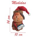 Ver imagem 2 de Decoração Enfeite Natal Cachorro Placa Feliz Natal 14cm