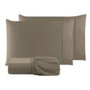 Ver imagem 1 de Jogo de Cama 400 Fios Ponto Palito 3 Peças Casal