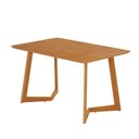 Ver imagem 1 de Mesa de Jantar Fineza Tampo Amadeirado 120x80cm Pés Madeira Maciça Jcm