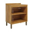 Ver imagem 4 de Balcão de Cozinha 2 Portas 100% MDF 80cm Móveis Riodoce Malta Cinza/Amêndoa/Platina Espresso Móveis