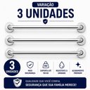 Ver imagem 2 de 03 Barras de Apoio 40cm Aço Inoxidável Polido Barra de Apoio para Box Banheiro Idoso Premium