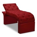 Ver imagem 1 de Maca Estofada Estética Cílios Regulável Spa Veludo Ana Vermelho