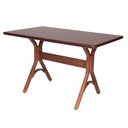 Ver imagem 1 de Mesa de Jantar Solimões Cor Imbuia - Verniz