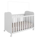 Ver imagem 5 de Jogo de Quarto Infantil Uli Cômoda e Berço Branco Brilho - Móveis Peroba