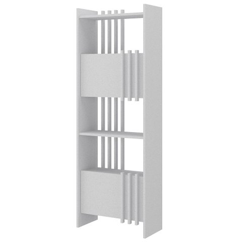 Estante para Escritório Home Office Multiuso 2 Portas Sheld A02 Terraza - Lyam Decor