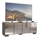 Ver imagem 1 de Rack Tv até 50 Polegadas com Espelhos 4 Portas Multimóveis Mp1083 Grafite/preto