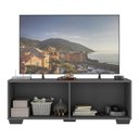 Ver imagem 4 de Rack Tv até 50 Polegadas com Espelhos 4 Portas Multimóveis Mp1083 Grafite/preto