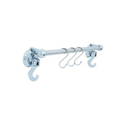 Porta Toalha Toalheiro 40cm Cabide até 8kg Ventosa Sem Furo - 2