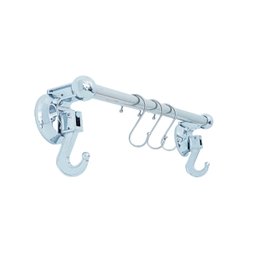 Porta Toalha Toalheiro 40cm Cabide até 8kg Ventosa Sem Furo - 6