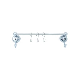 Porta Toalha Toalheiro 40cm Cabide até 8kg Ventosa Sem Furo - 1