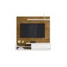 Painel para TV de até 55 polegadas Dali Madero Canela/Off White - Lukaliam - 1