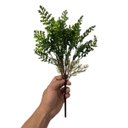 Ver imagem 5 de Kit de 12 Buquês de Samambaia Artificial 35cm Folhas Verdes Realistas para Ambientes e Festas