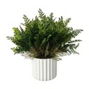 Ver imagem 7 de Kit de 12 Buquês de Samambaia Artificial 35cm Folhas Verdes Realistas para Ambientes e Festas