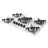 Cooktop Tri-chama Ferro Fundido Central 5 Bocas Suggar Bivolt Branco - 2