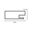 Ver imagem 3 de Acabamento Ripado Femea Ru Branco Max 1,2x3x270 - Eucatex