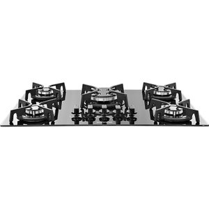 Cooktop Tri-chama Ferro Fundido Central 5 Bocas Suggar Bivolt Preto