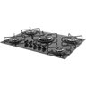 Cooktop Esmaltado 5 Bocas Suggar Bivolt Preto - 4
