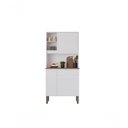 Ver imagem 2 de Cozinha Compacta Lia 3 Portas e 1 Gaveta Salleto Branco