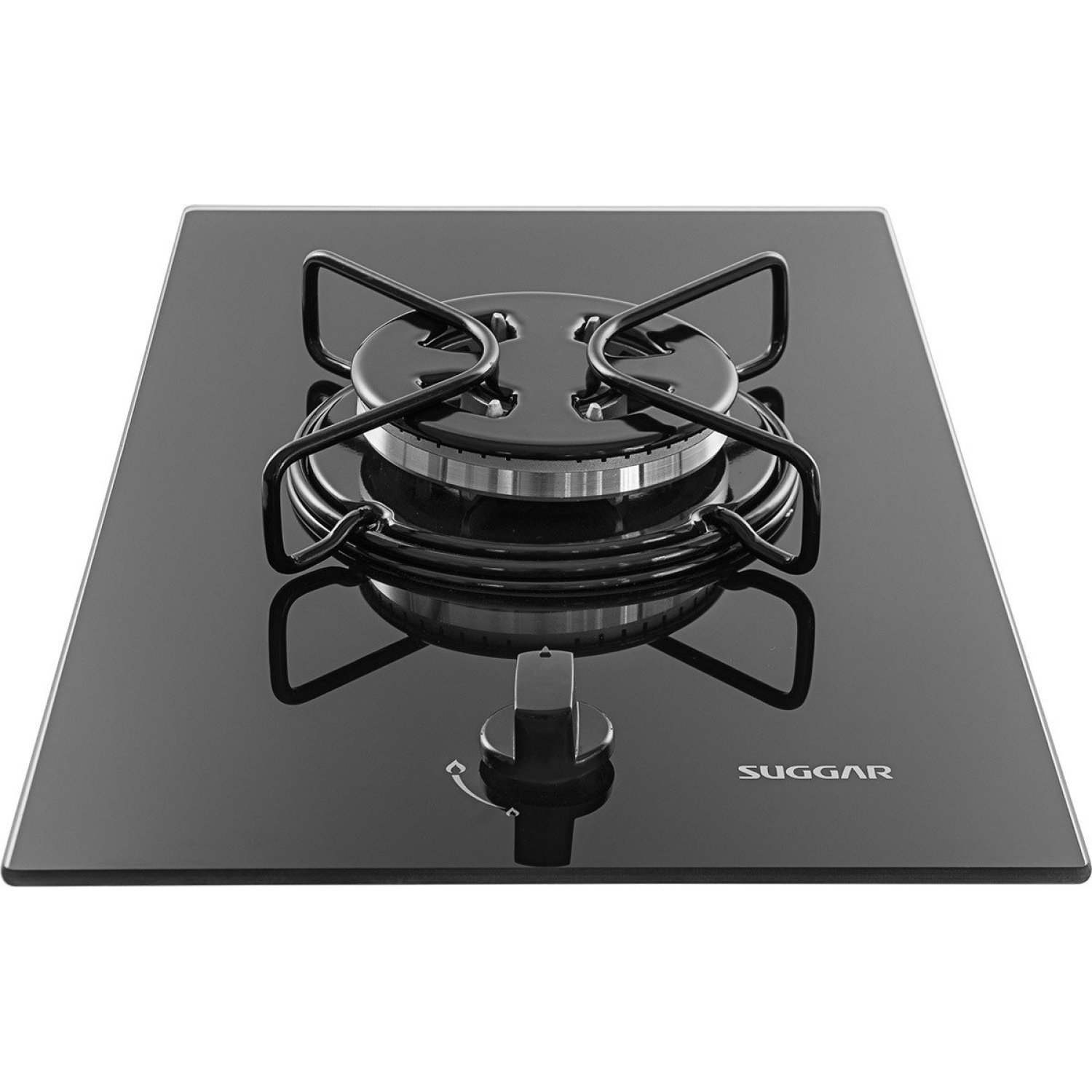 Cooktop Tri-chama Esmaltado 1Boca a gás Bivolt Preto - 4