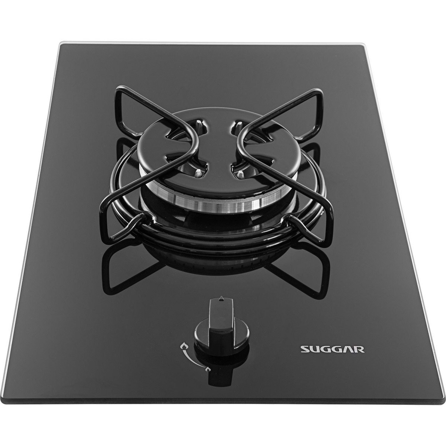 Cooktop Tri-chama Esmaltado 1Boca a gás Bivolt Preto - 3