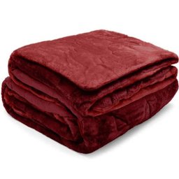 Edredom Buettner King Plush Flannel Dupla Face 260mx280m Vermelho Escuro e Vermelho Claro - 2
