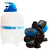 Filtro para Piscina 3/4 Cv Fm-50 Filter com Bomba 3/4 Cv Bmc-75 Sodramar até 78 Mil Litros - 1