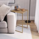 Ver imagem 1 de Mesa Lateral Industrial 40cm Marrom